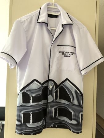 SOLE ET. AL Chrome Identity Silk Shirt / M