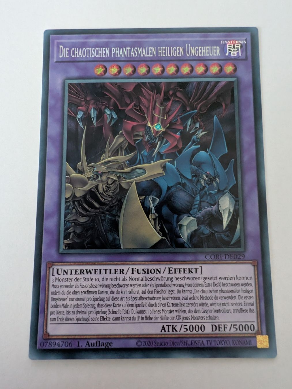 Yugioh Carte collezionabili: Die chaotischen phantasmalen heiligen Ungeheuer – Nuovo (secondo la descrizione) da Märstetten venduto da eri_9lt8