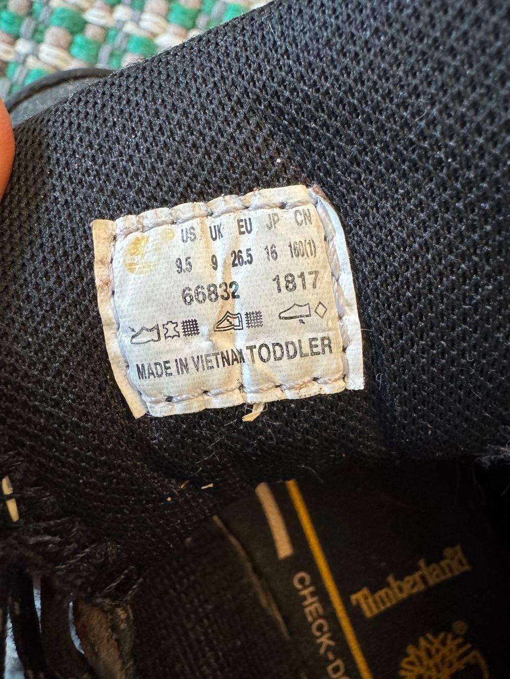 Timberland Scarpe da uomo: Timberland Wanderschuhe, wasserdicht, Grösse 26.5 – Usato da Pontresina venduto da cumprerevender 7