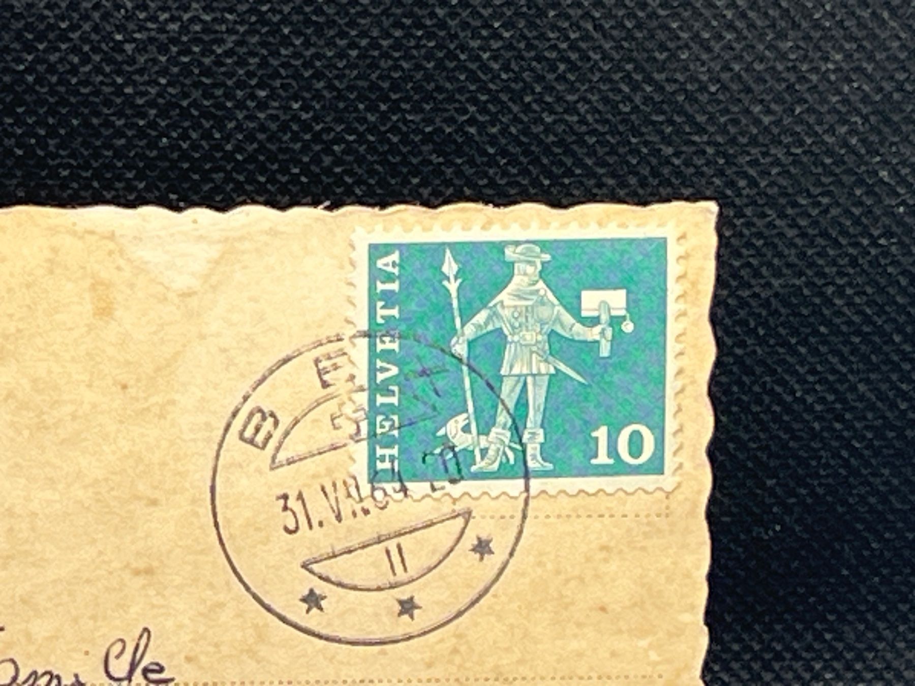 Cartoline postali: Bern. Gerechtigkeitsbrunnen – Usato da Widnau venduto da Brusi9 1