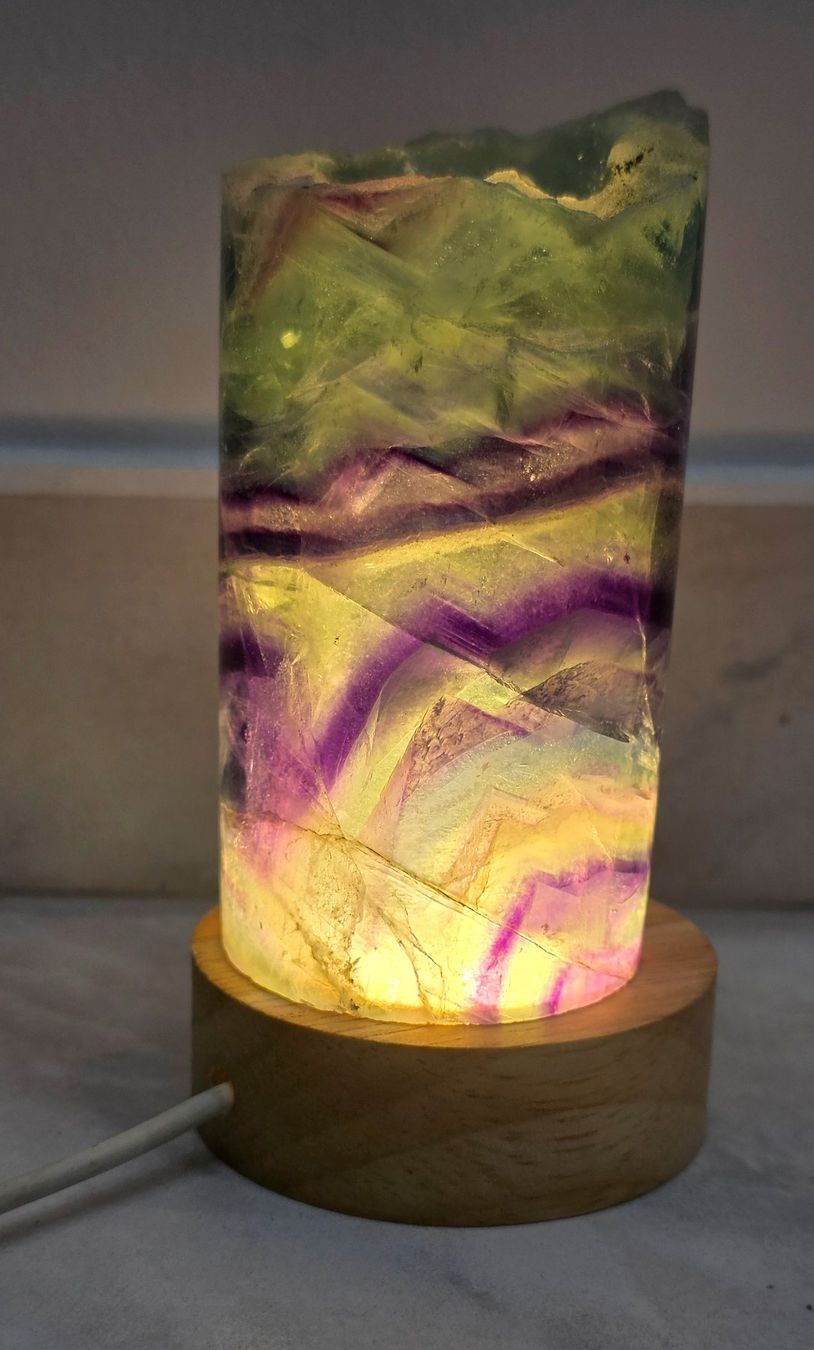 Minerali & Pietre curative: Fluorit Lampe F2 323g – Nuovo e nell'imballaggio originale da Matzingen venduto da Shay_Crystalz 1