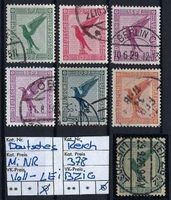 Deutsches Reich Flugpostmarken 1926 topp Werte gest.