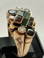 Ring Gelbgold / Edelsteine 14 Karat