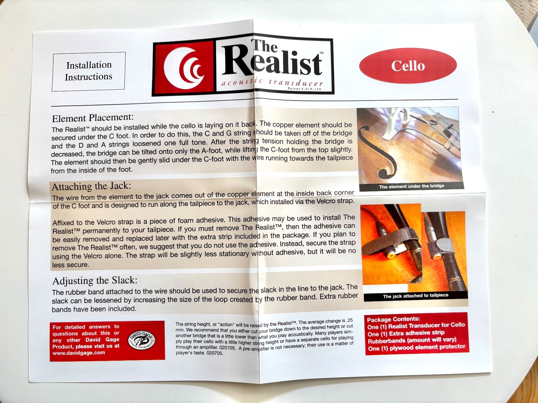 Strumenti musicali: Cello-Tonabnehmer – Nuovo e nell'imballaggio originale da Aarau venduto da lau_q57l 5