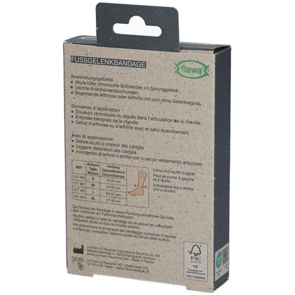 Medizinische Geräte: Fussgelenkbandage, flawa, Gr.M – Neu und originalverpackt aus Bad Ragaz von mar_wd5w 1