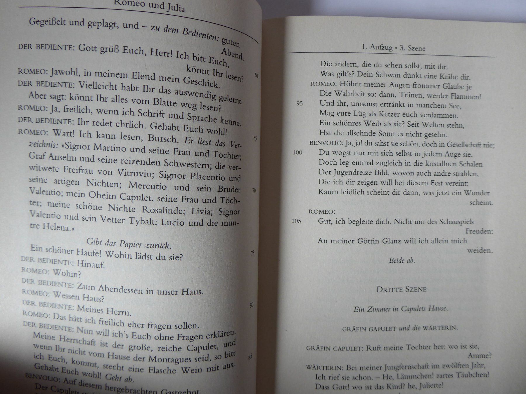 Bücher: Klassiker: Romeo u. Julia, Shakespeare – Gebraucht aus Turbenthal von Panau 1