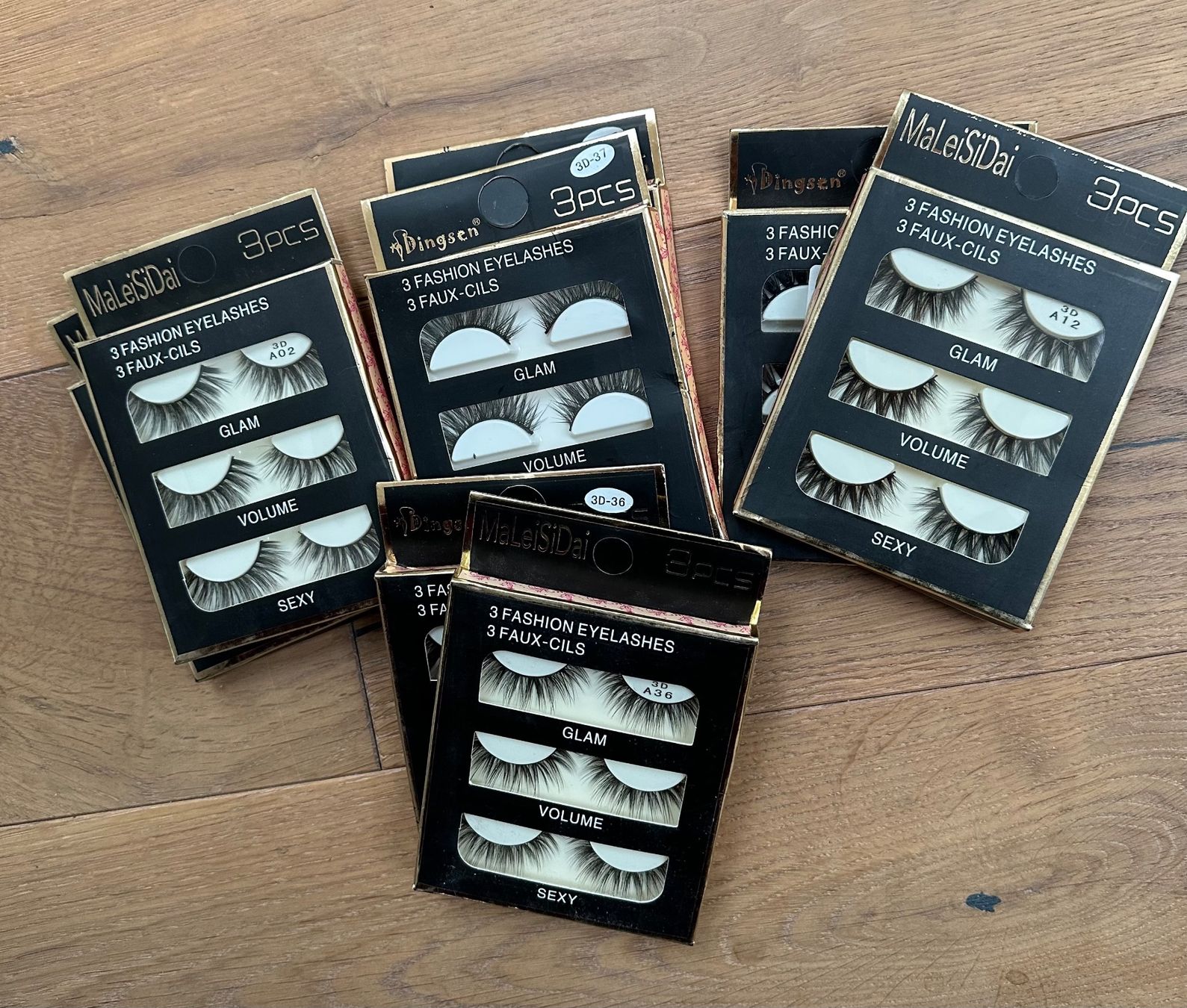 Make-up: 7 Packungen NEUE Wimpern – Nuovo e nell'imballaggio originale da Zürich venduto da tss_6qc6