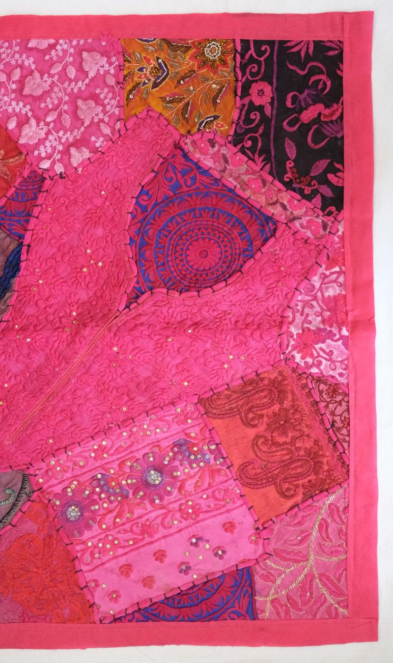 Tutte le decorazioni: Indischer Wandbehang Tischläufer Deko Patchwork – Nuovo (secondo la descrizione) da Zürich venduto da Masala-Oase 2