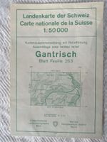 Landeskarte Gantrisch 1:50'000 Blatt 253 1950 Rarität