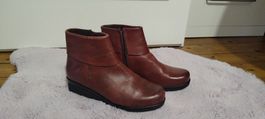 Damen Stiefeletten braun Leder Grösse 41 guter Zustand