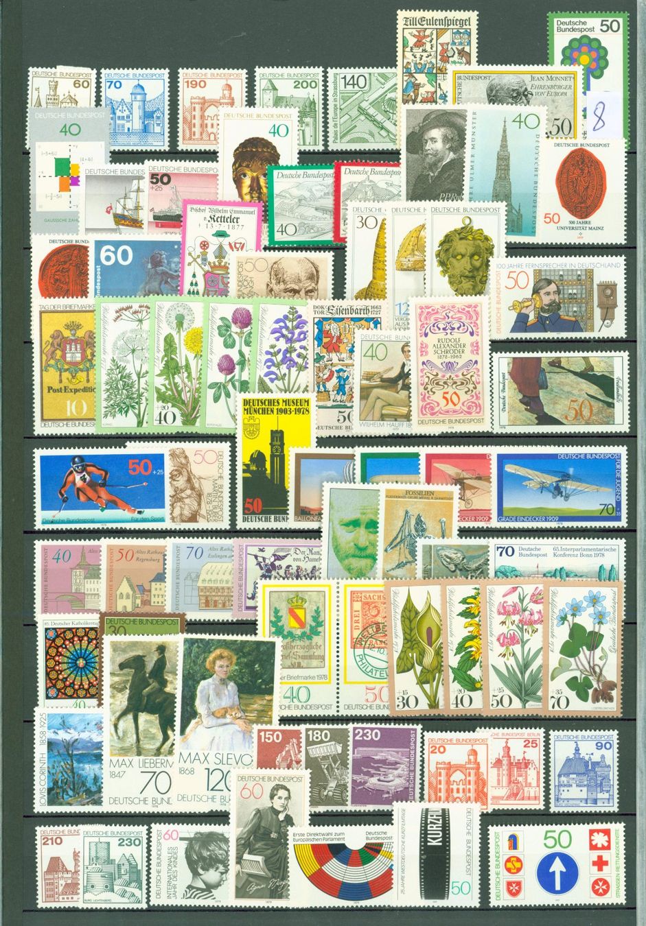 Tutti i francobolli: 10 Seiten BRD  grosse SAMMLUNG **  (AX229) – Nuovo (secondo la descrizione) da Seuzach venduto da Harri19 7
