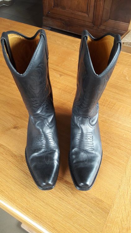 Bottes Santiags OLD GRINGO En Cuir Gris - Pointure 38, Occasion Très Bon état