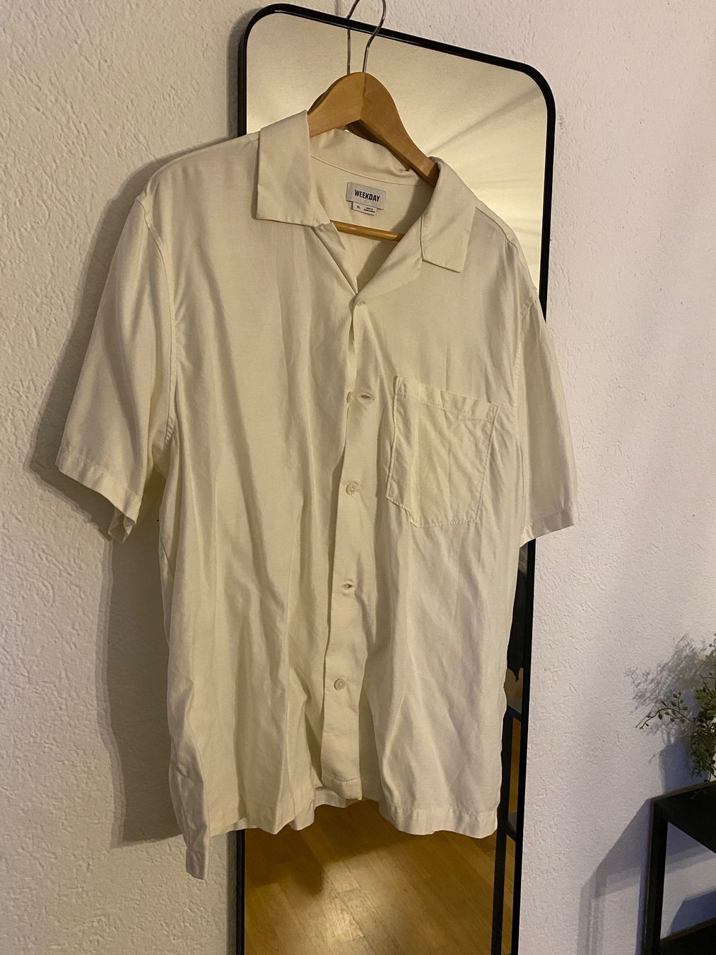 Weekday Camicie: Weekday Herren Hemd XL, Crème – Usato da Bern venduto da nic_8q67