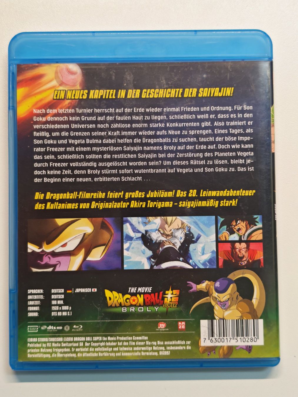 Tutti i DVDs: Dragonball Super: Broly – Usato da Liestal venduto da Kratzilla 2