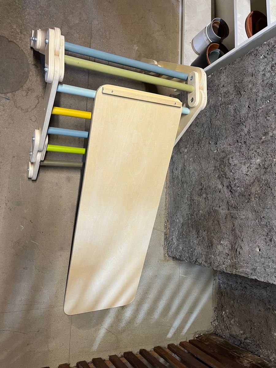 Kletterwände & Klettergriffe: 2-teiliges Montessori Kletterdreieck mit Rutsche – Neu (gemäss Beschreibung) aus Zürich von bom_c25d 3