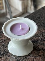 Porzellan Teekerzenhalter / Kerzenständer