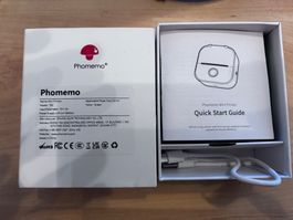 Phomemo Mini Drucker T02 grün gebraucht mit Kabel
