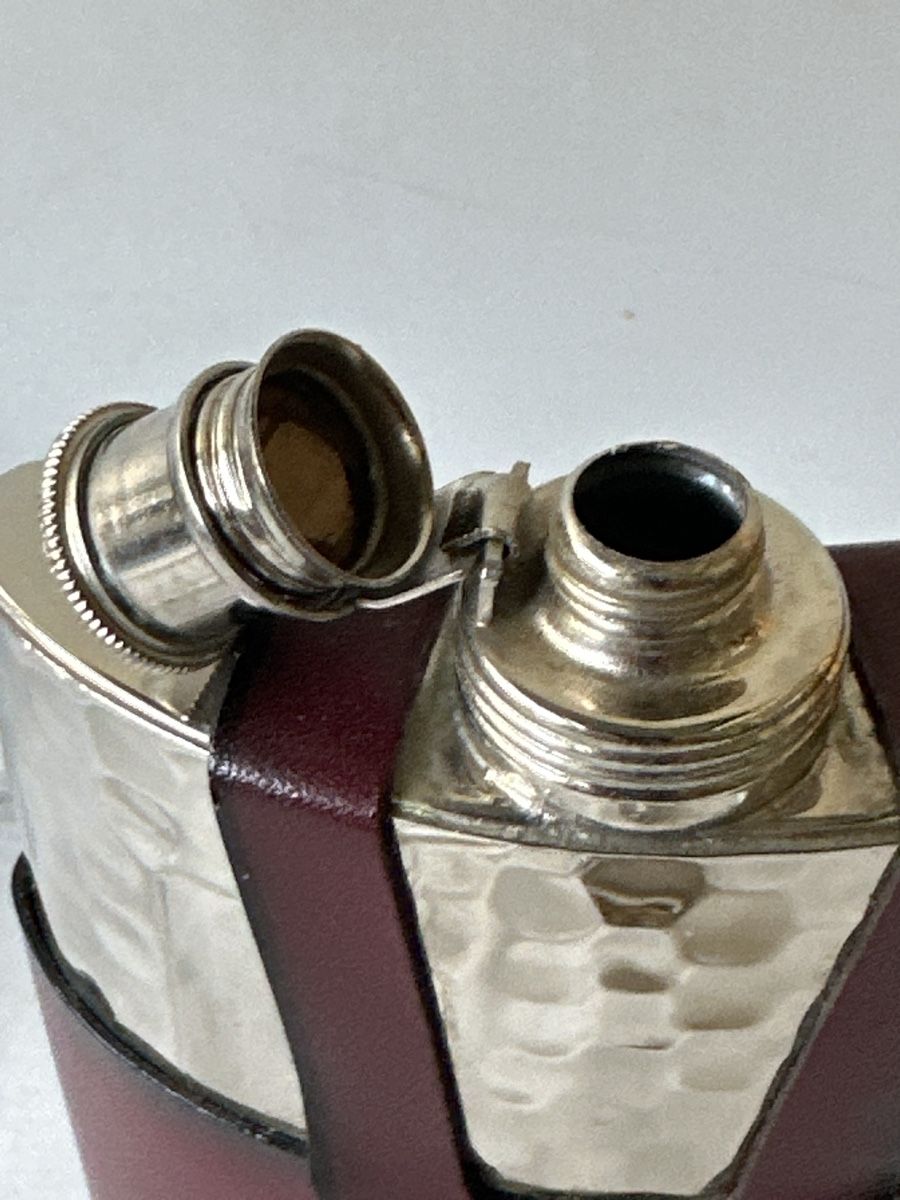 Altro: Flachmann DTR, Leder, Edelstahl, Hip Flask, Neuwertig – Usato da Zürich venduto da Chaeffeler 3