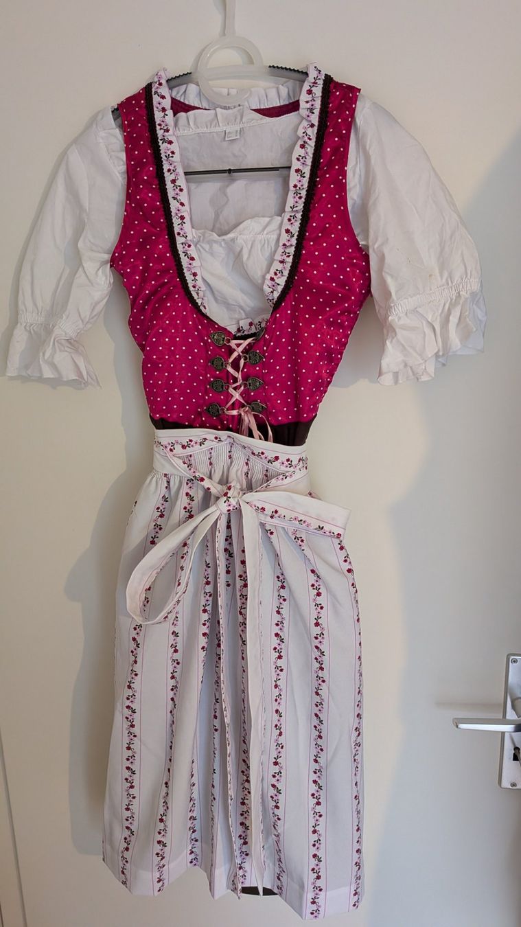 Tchibo Vestiti: Dirndl Gr. 38 Oktoberfest Mottoparty Tchibo 4 teilig – Usato da Horw venduto da Rebuho 8
