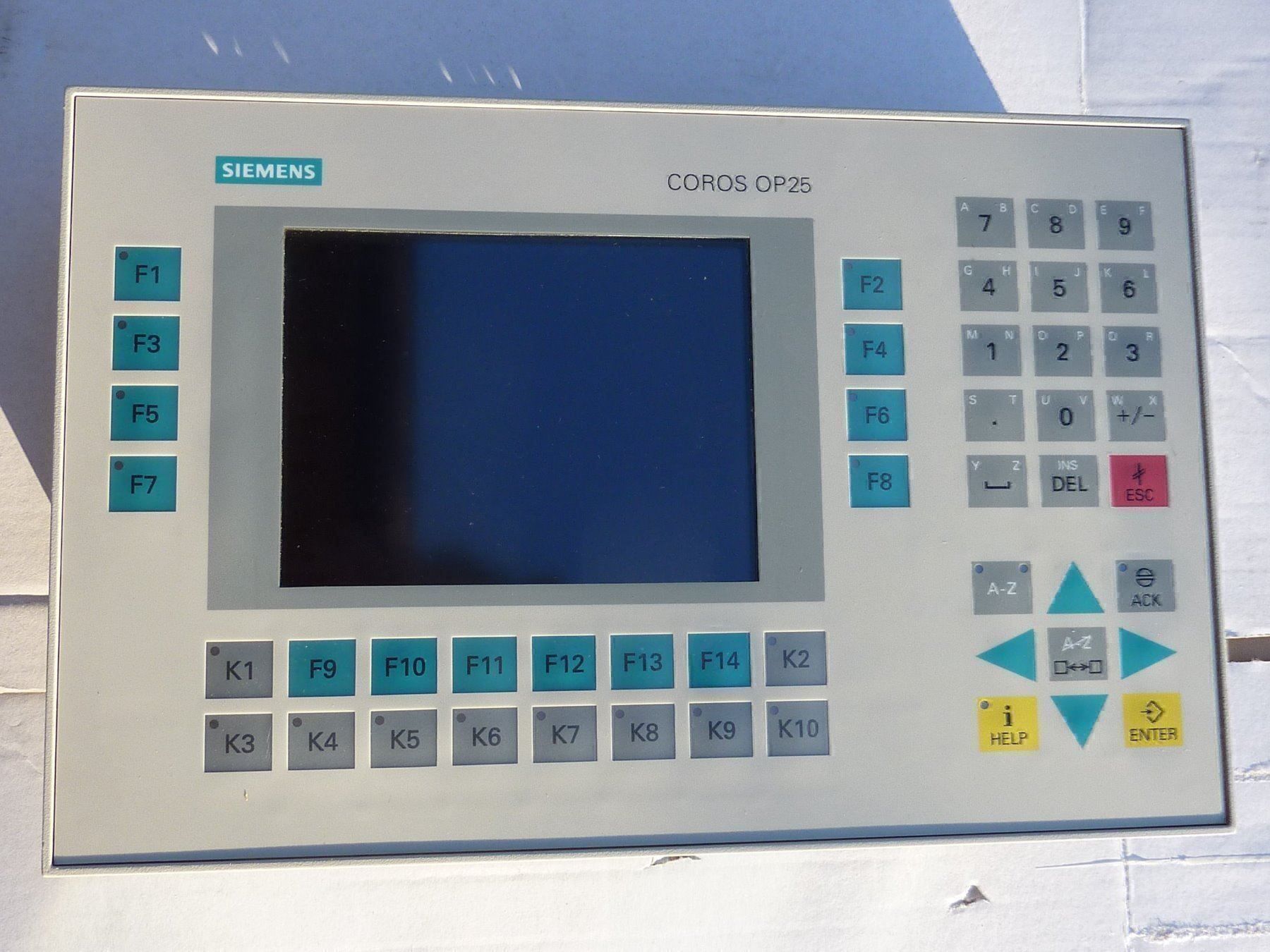 Siemens Componenti elettronici: Siemens Operator Panel  OP25 / A – Usato da Lohn-Ammannsegg venduto da xymark