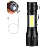NEUE Taschenlampe LED mit Flutlicht und Zoom inkl. Accu
