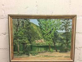 Oel Bild von U.Hauser 1938  CARABIETTA -Ticino