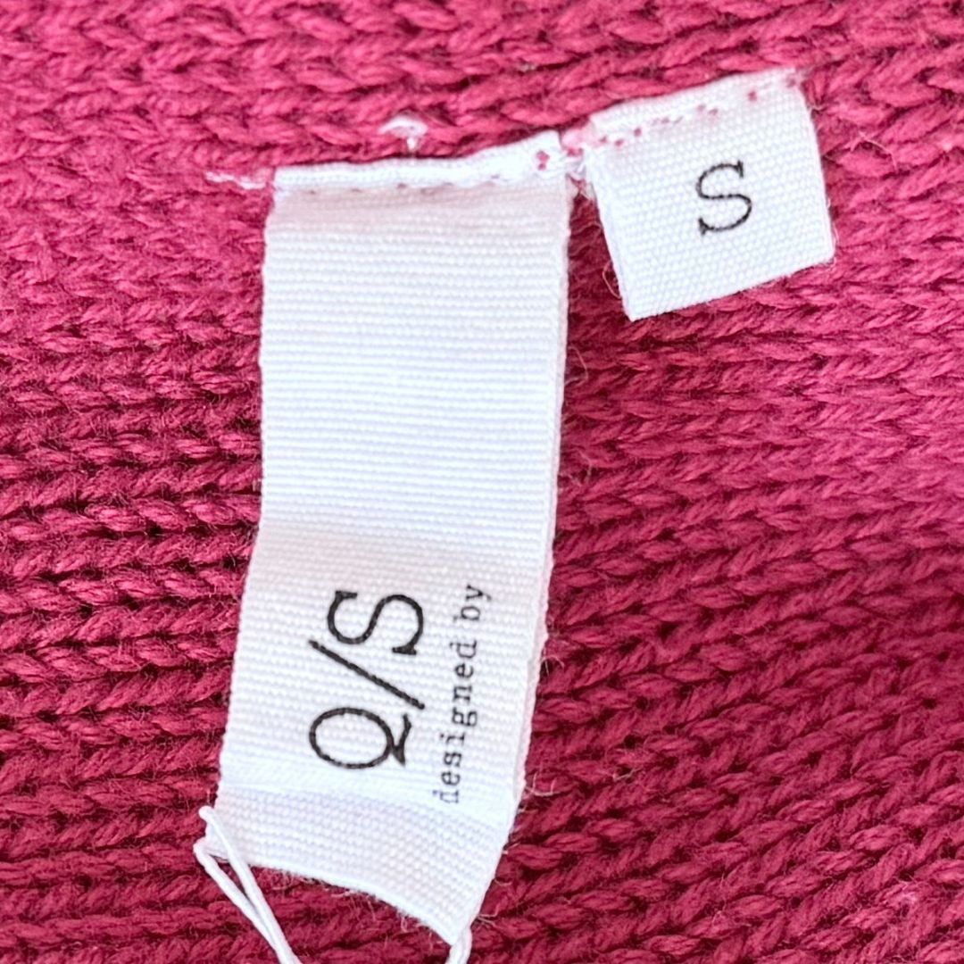 Maglioni & Felpe: Q/S Pull Rouge Manches 3/4 - Taille S – Usato da Vevey venduto da secondlifevevey 2