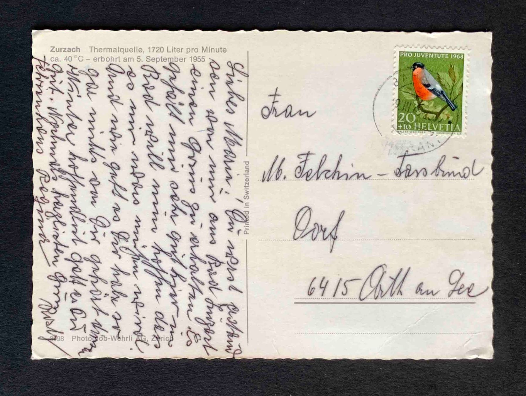 Cartoline postali: AK Zurzach Thermalquelle – Usato da Goldau venduto da artelier1 1