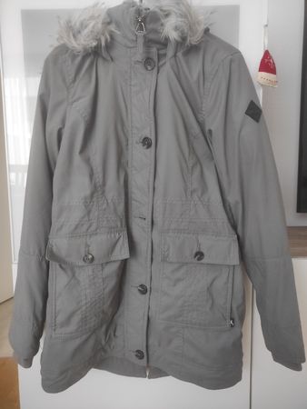 Graue Damen Jacke von Hollister