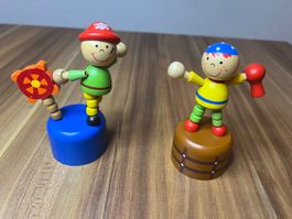LOTTO SPIELE HOLZ FIGUREN (d22)