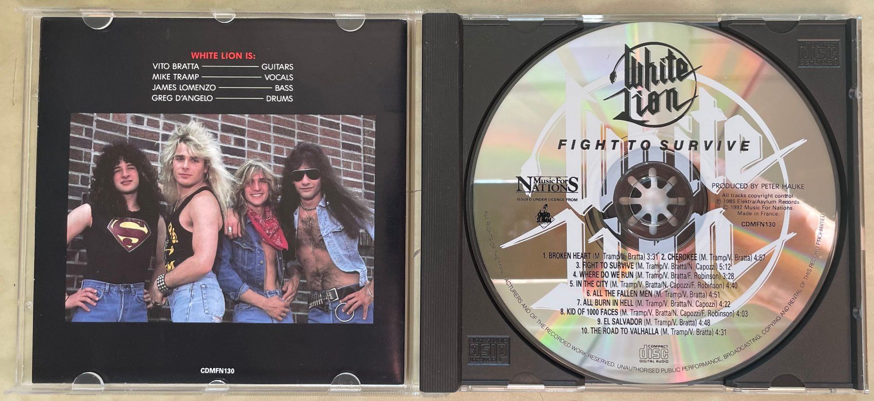CD: White Lion - Fight to Survive – Usato da Brunnen venduto da Barfly5 2