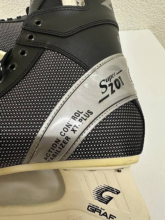 Schlittschuhe: Graf Super 701 Eishockeyschlittschuhe mit HiGHTEC Kufen – Gebraucht aus Obernau von Arche_Noah_Brocki 9