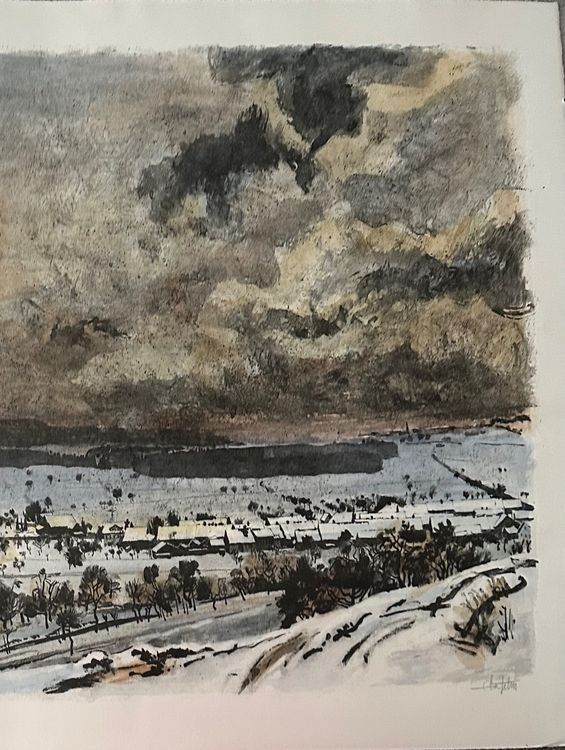 Grafica & Litografie: KÜNSTLER  ? LITHOGRAPHIE SIGNIERT NUMMERIERT – Usato da Gersau venduto da grafik-kunst 4