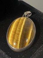 Pendentif Oeil de Tigre Argent 925