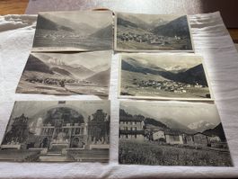 LIDDES 6 cartes postales en lot dés 1917