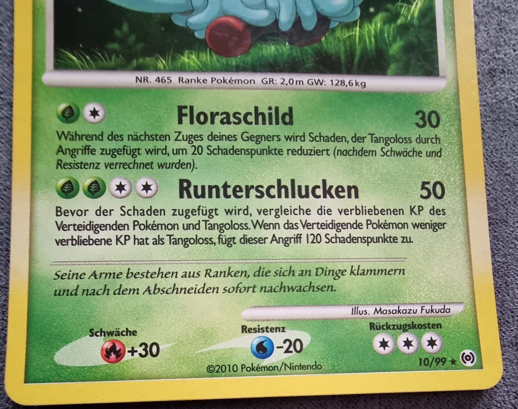 Pokémon Carte collezionabili: Pokémon 2010 Tangoloss Holo 10/99 DE – Nuovo (secondo la descrizione) da Roggwil BE venduto da S_Cards 1