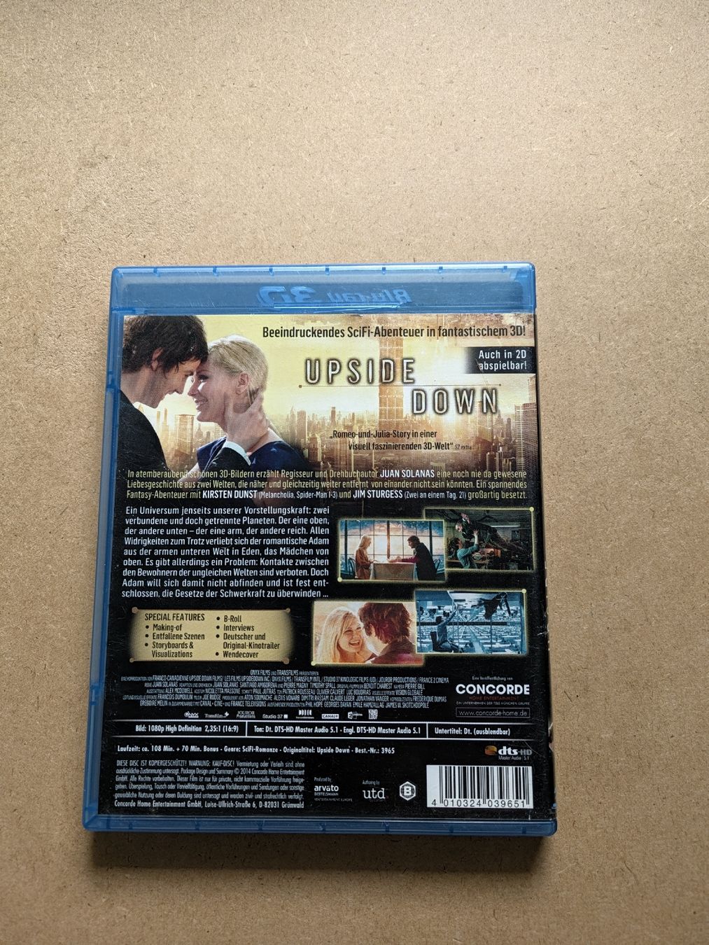 Alle DVDs: Blu-ray Upside Down – Gebraucht aus Chur von FreakofRarity 1