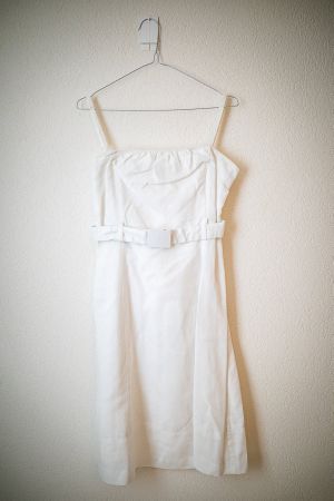 Weißes Leinenkleid von Mexx, Größe 38(D)