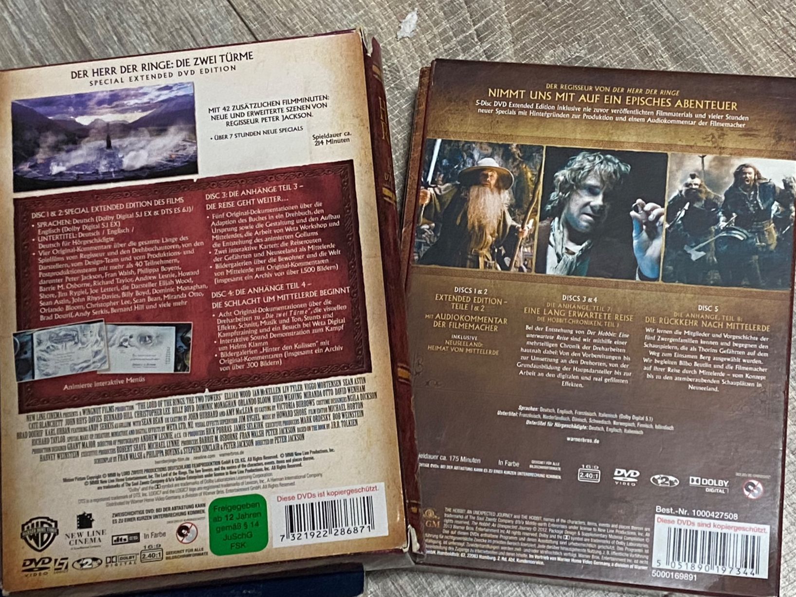 Tous les DVDs: Der Herr der Ringe + Der Hobbit 14x – D'occasion à Muri b. Bern par AdidasCollector 6