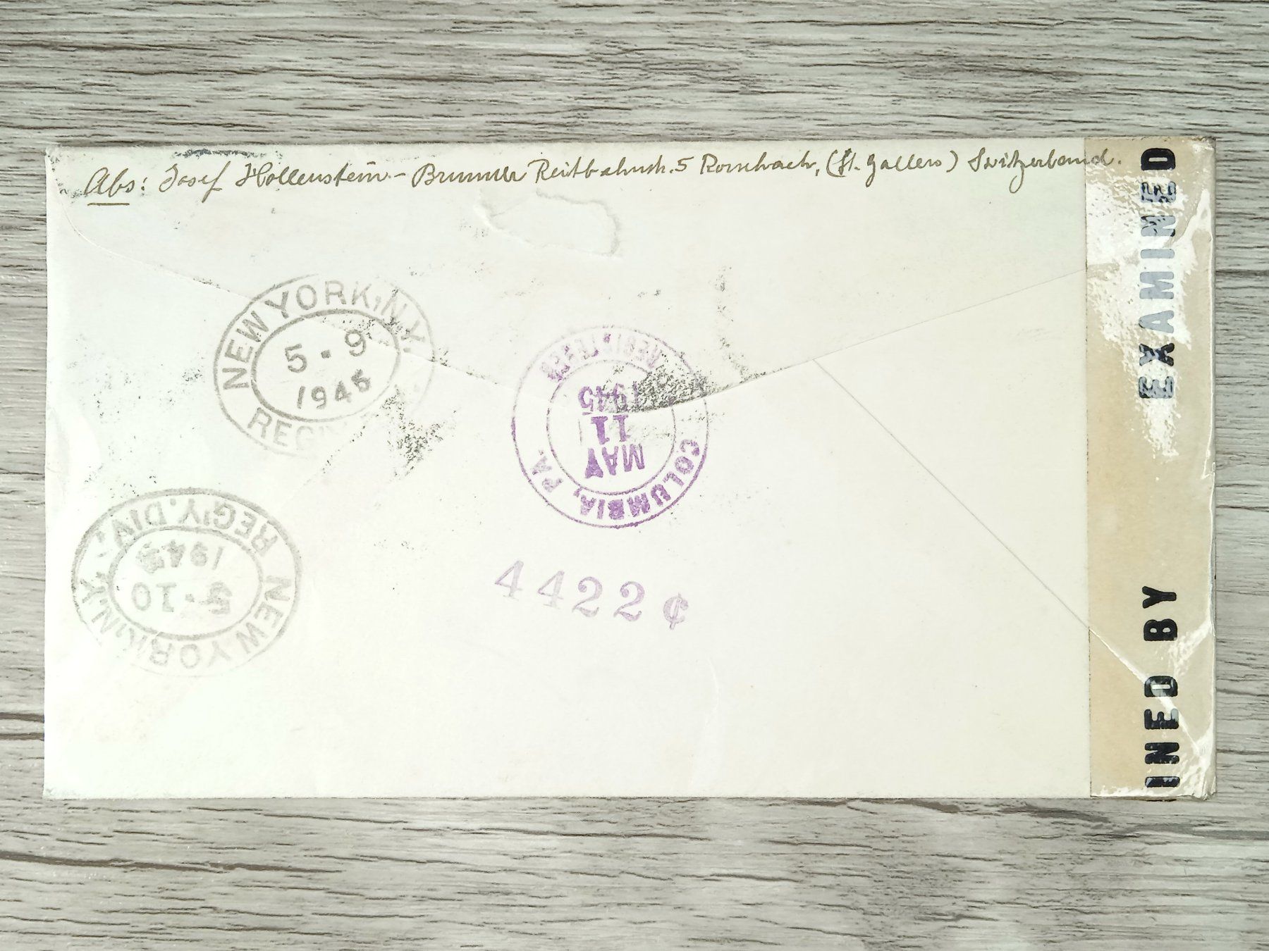 Tutti i francobolli: TR01 Enveloppe  + Timbre Liechtenstein 1945 – Usato da Cousset venduto da Patrick_Collections 1