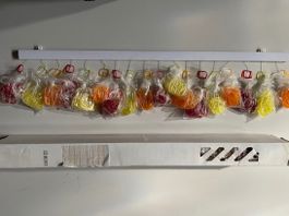 Rideaux porte décoratifs - fils multicolores 90x200 cm neuf!