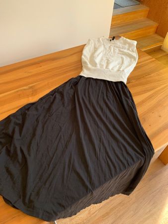 10Days Maxikleid, Gr.XXS Schwarz/Weiss, Hammer, Top Zustand!