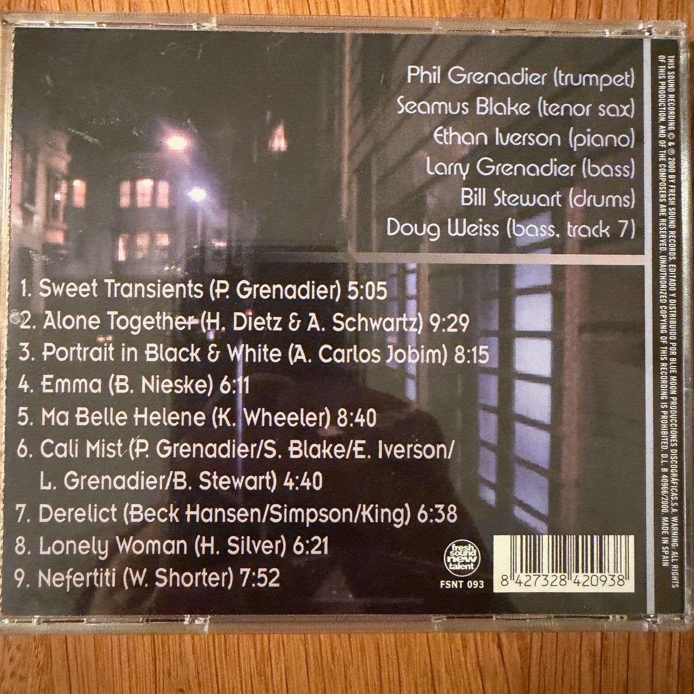 CDs: Phil Grenadier – Larry Grenadier - Ethan Iverson (CD FSNT) – Gebraucht aus Zug von Mirare9 1