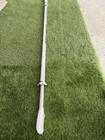 Barre haltères chromée 150 cm avec 2止める neuf
