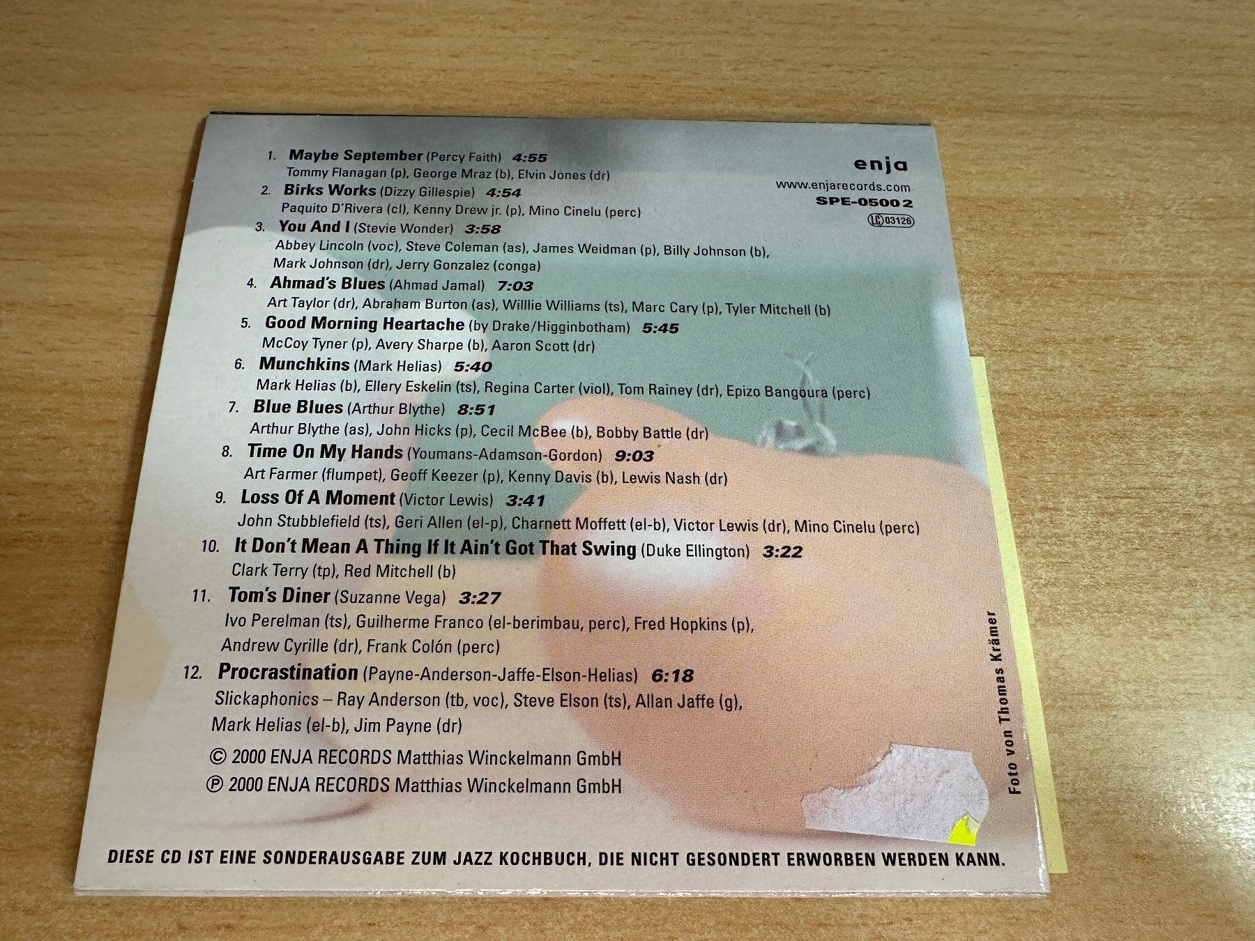 CD: Various – Jazz Cooks – Usato da Rikon im Tösstal venduto da Alpenmutz 1