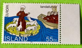 BRIEFMARKEN AUS Island UNGESTEMPELT  Siehe Original Fotos. 