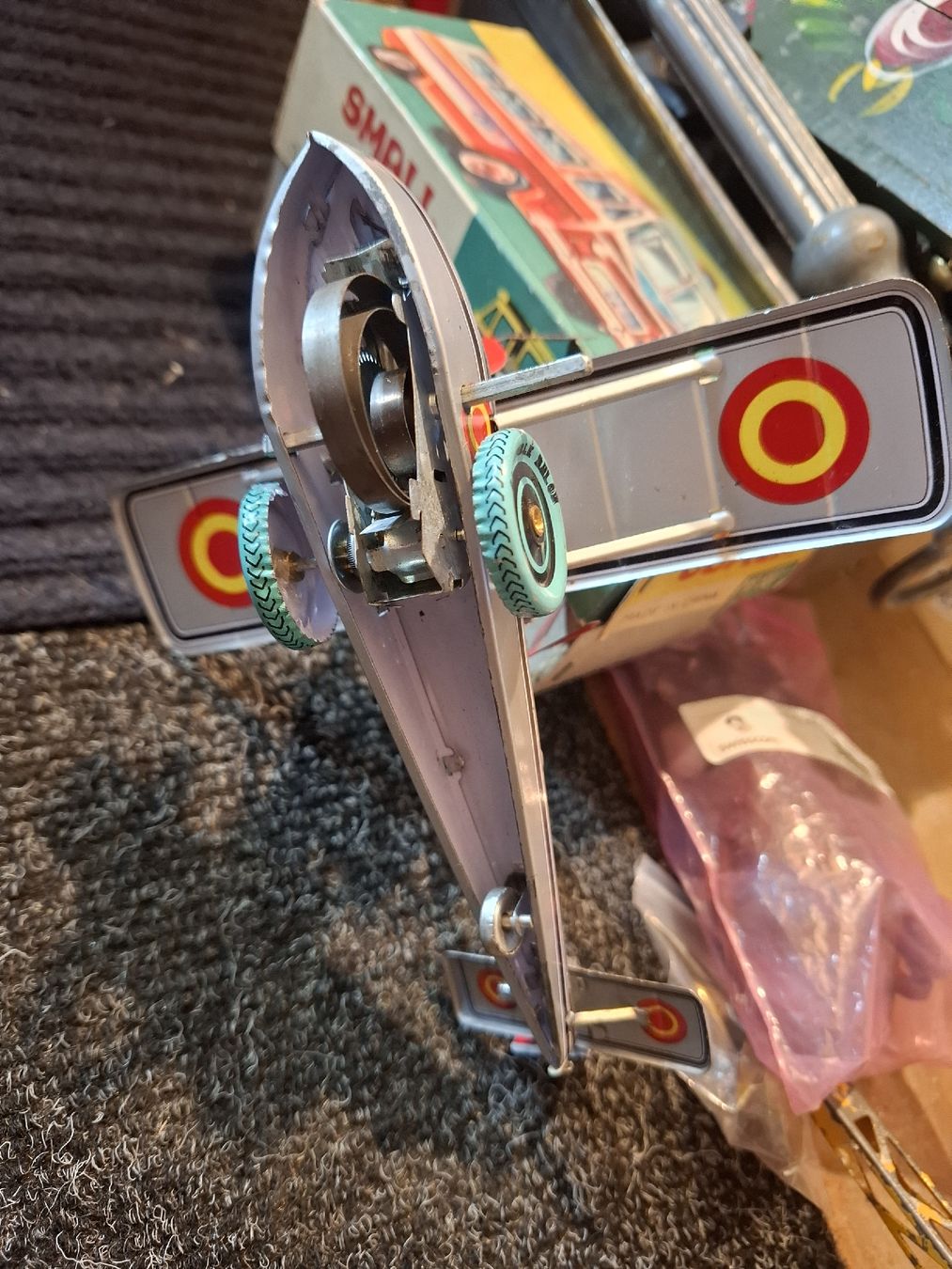 Modellbausätze & Standmodelle: Aereo in latta giocattolo vintage – Defekt aus Motto Blenio von Vigio 2