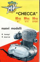MV Agusta Checca / Liberty 1962 - Originalprospekt