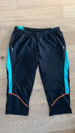 Crivit Sport Tight Grösse M (40/42) schwarz türkis