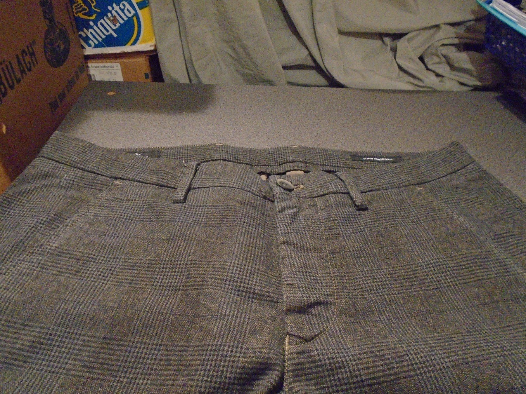 Pantaloni: Hose ca. Grösse M, Mason's grau/schwarz kariert – Usato da Zürich venduto da abraxas1291 1